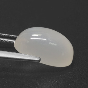 Moonstone Gemstone in 12 x 8 mm (calibrated) Size for Sale, Moonstone Stone in Off White Color