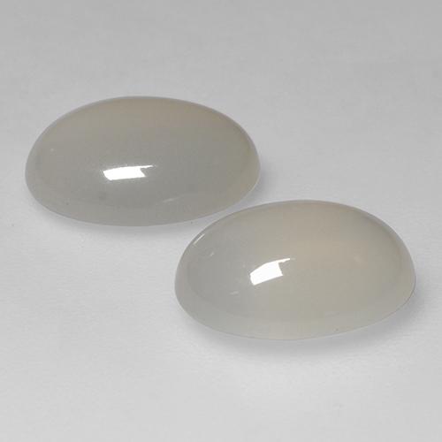 Moonstone Gemstones in 11 x 9 mm (calibrated) Size for Sale, Moonstone Stones in Cream White Color