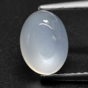 Translucent White Лунный Камень Камень - 1.7ct Овал Кабошон (ID: 460563)
