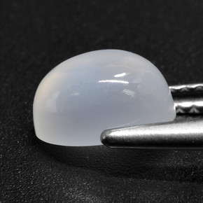 Moonstone Gemstone in 8 x 6 mm (calibrated) Size for Sale, Moonstone Stone in Translucent White Color