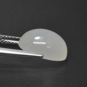 Moonstone Gemstone in 12 x 10 mm (calibrated) Size for Sale, Moonstone Stone in Cream White Color