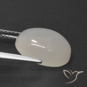 Moonstone Gemstone in 12 x 10 mm (calibrated) Size for Sale, Moonstone Stone in Cream White Color