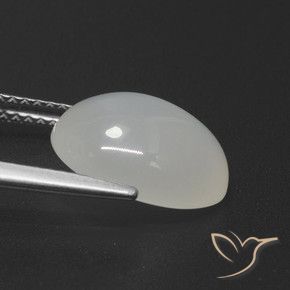 Moonstone Gemstone in 12 x 10 mm (calibrated) Size for Sale, Moonstone Stone in Cream White Color