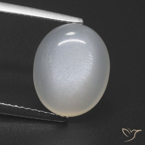 4.59ct Natural Cream White Moonstone, Oval, Translucent