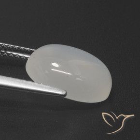 Moonstone Gemstone in 12 x 10 mm (calibrated) Size for Sale, Moonstone Stone in Cream White Color