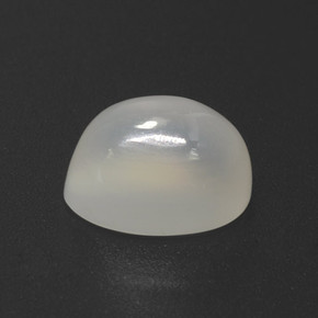 5.35 ct White Moonstone Stone, Natural Moonstone in Oval Cabochon Shape for Sale