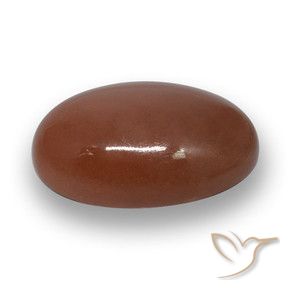 20.59 ct Brown Moonstone Stone, Natural Moonstone in Oval Cabochon Shape for Sale