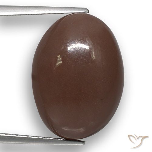22.51ct Natural Medium Brown Moonstone, Oval, Translucent