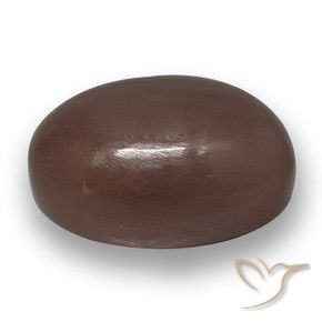 22.51 ct Brown Moonstone Stone, Natural Moonstone in Oval Cabochon Shape for Sale