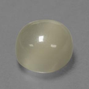 7.39 ct Yellow Moonstone Stone, Natural Moonstone in Round Cabochon Shape for Sale