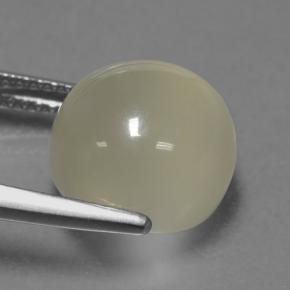 Moonstone Gemstone in 11 mm (calibrated) Size for Sale, Moonstone Stone in Light Yellow Color