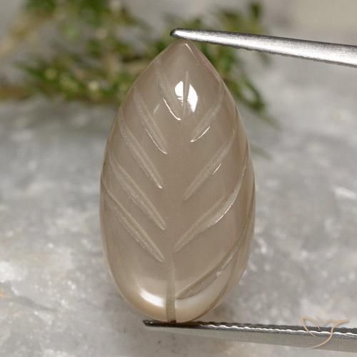 10.30ct Natural Warm Light Brown Moonstone, Fancy, Translucent