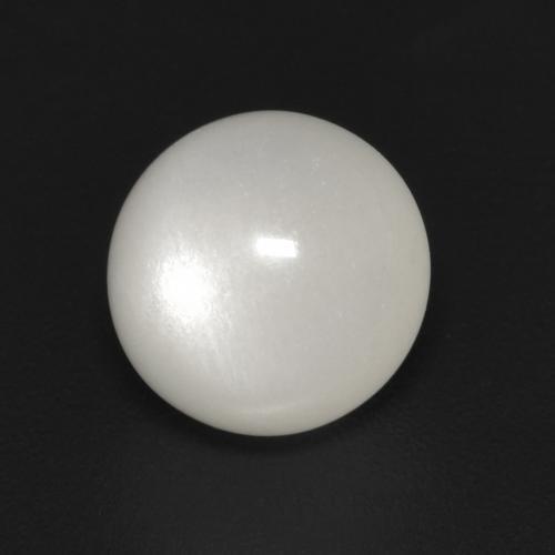 2.40 ct White Moonstone Stone, Natural Moonstone in Round Cabochon Shape for Sale