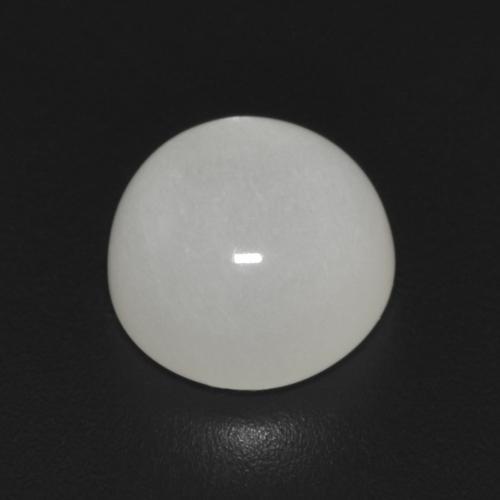 Moonstone Gemstone in 8 mm (calibrated) Size for Sale, Moonstone Stone in Pearl White Color