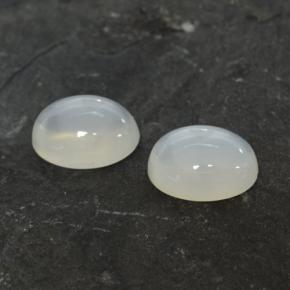 2.79 ctw White Moonstone Stones, Natural Moonstone in Oval Cabochon Shape for Sale