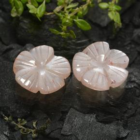 4.98 ctw Brown Moonstone Stones, Natural Moonstone in Carved Flower Shape for Sale