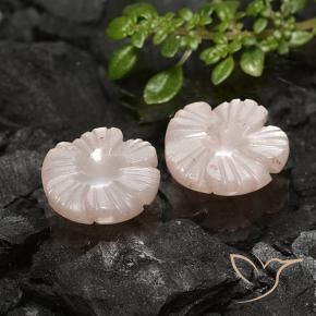 7.56 ctw Brown Moonstone Stones, Natural Moonstone in Carved Flower Shape for Sale