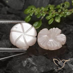 Moonstone Gemstones in 12 x 12 mm (calibrated) Size for Sale, Moonstone Stones in Very Light Brown Color