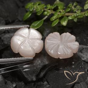 Moonstone Gemstones in 11 x 11 mm (calibrated) Size for Sale, Moonstone Stones in Pale Brown Color