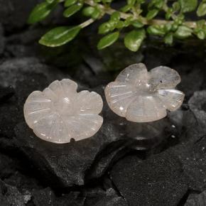 2.72 ctw Brown Moonstone Stones, Natural Moonstone in Carved Flower Shape for Sale