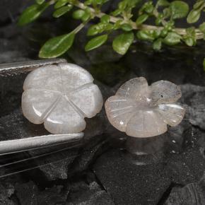 Moonstone Gemstones in 10 x 9.9 mm Size for Sale, Moonstone Stones in Very Light Brown Color