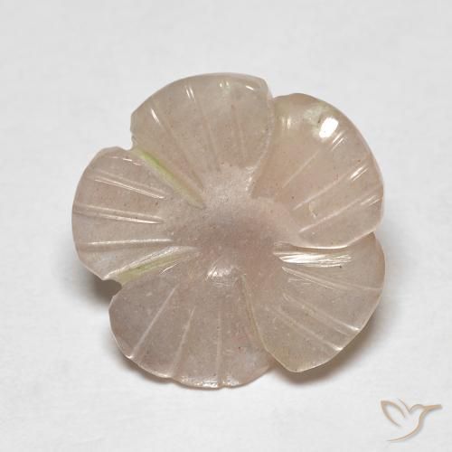 4.13 ct Brown Moonstone, 13.3 x 13 mm Carved From India, Photo A