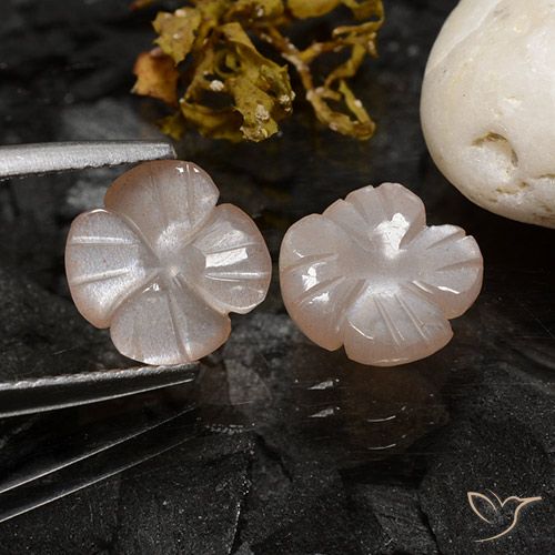3.44 ct Brown Moonstone, 9 x 9 mm Carved From India, Photo A