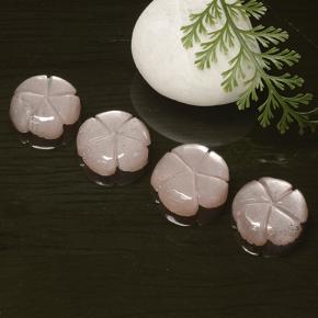 Moonstone Gemstones in 12.5 x 12.5 mm Size for Sale, Moonstone Stones in Very Light Pink Color