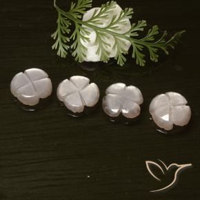 Moonstone Gemstones in 9.4 x 9.2 mm Size for Sale, Moonstone Stones in Very Light Pink Color