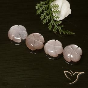 Moonstone Gemstones in 11 x 11 mm (calibrated) Size for Sale, Moonstone Stones in Very Light Pink Color