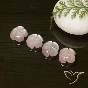 Moonstone Gemstones in 8.7 x 8.4 mm Size for Sale, Moonstone Stones in Very Light Pink Color