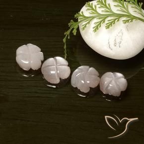Moonstone Gemstones in 9 x 8.5 mm Size for Sale, Moonstone Stones in Very Light Pink Color