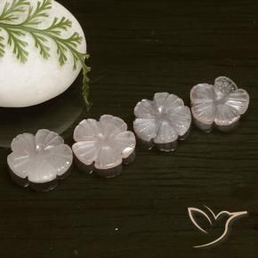 6.29 ctw Brown Moonstone Stones, Natural Moonstone in Carved Flower Shape for Sale