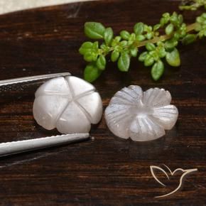 Moonstone Gemstones in 11.6 x 11.5 mm Size for Sale, Moonstone Stones in Very Light Brown Color
