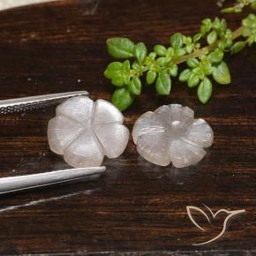 Moonstone Gemstones in 10.5 x 10.4 mm Size for Sale, Moonstone Stones in Very Light Brown Color