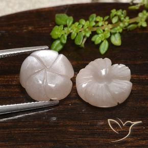 Moonstone Gemstones in 13 x 13 mm (calibrated) Size for Sale, Moonstone Stones in Very Light Brown Color