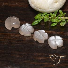 Moonstone Gemstones in 6.7 x 6.5 mm Size for Sale, Moonstone Stones in Very Light Brown Color