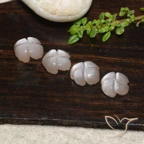 Moonstone Gemstones in 7.8 x 7.7 mm Size for Sale, Moonstone Stones in Light Caramel Brown Color
