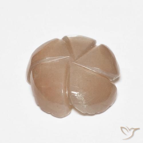 Moonstone Gemstone in 12 x 12 mm (calibrated) Size for Sale, Moonstone Stone in Very Light Brown Color