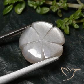 Moonstone Gemstone in 11 x 11 mm (calibrated) Size for Sale, Moonstone Stone in Very Light Brown Color