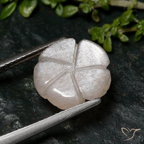Moonstone Gemstone in 11 x 11 mm (calibrated) Size for Sale, Moonstone Stone in Light Peanut Brown Color