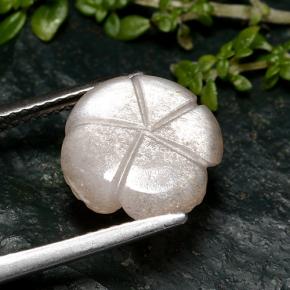 Moonstone Gemstone in 11.4 x 11.3 mm Size for Sale, Moonstone Stone in Very Light Pink Color