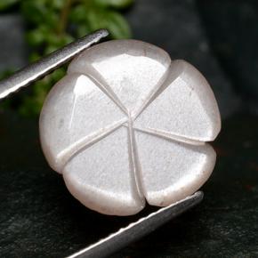 Moonstone Gemstone in 13.3 x 13.1 mm Size for Sale, Moonstone Stone in Very Light Pink Color