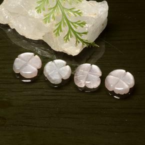 Moonstone Gemstones in 8.1 x 8.1 mm Size for Sale, Moonstone Stones in Very Light Pink Color