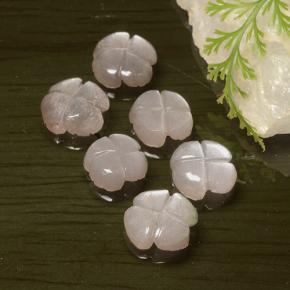Moonstone Gemstones in 9 x 9 mm Size for Sale, Moonstone Stones in Very Light Pink Color