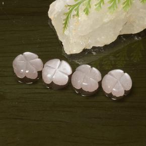 Moonstone Gemstones in 8.3 x 8.3 mm Size for Sale, Moonstone Stones in Very Light Pink Color
