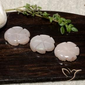 Moonstone Gemstones in 12 x 12 mm (calibrated) Size for Sale, Moonstone Stones in Very Light Pink Color