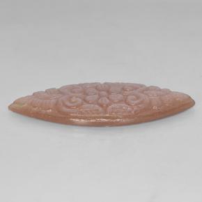 Moonstone Gemstone in 45 x 17.5 mm Size for Sale, Moonstone Stone in Peach Orange Color
