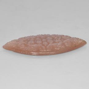 Moonstone Gemstone in 42.5 x 17.8 mm Size for Sale, Moonstone Stone in Peach Orange Color