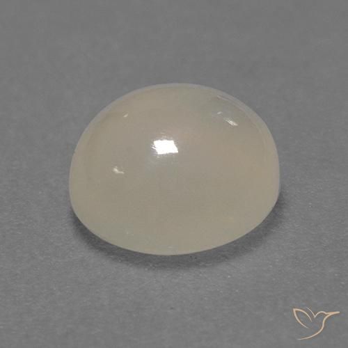 Moonstone Gemstone in 7 mm (calibrated) Size for Sale, Moonstone Stone in Cream Color